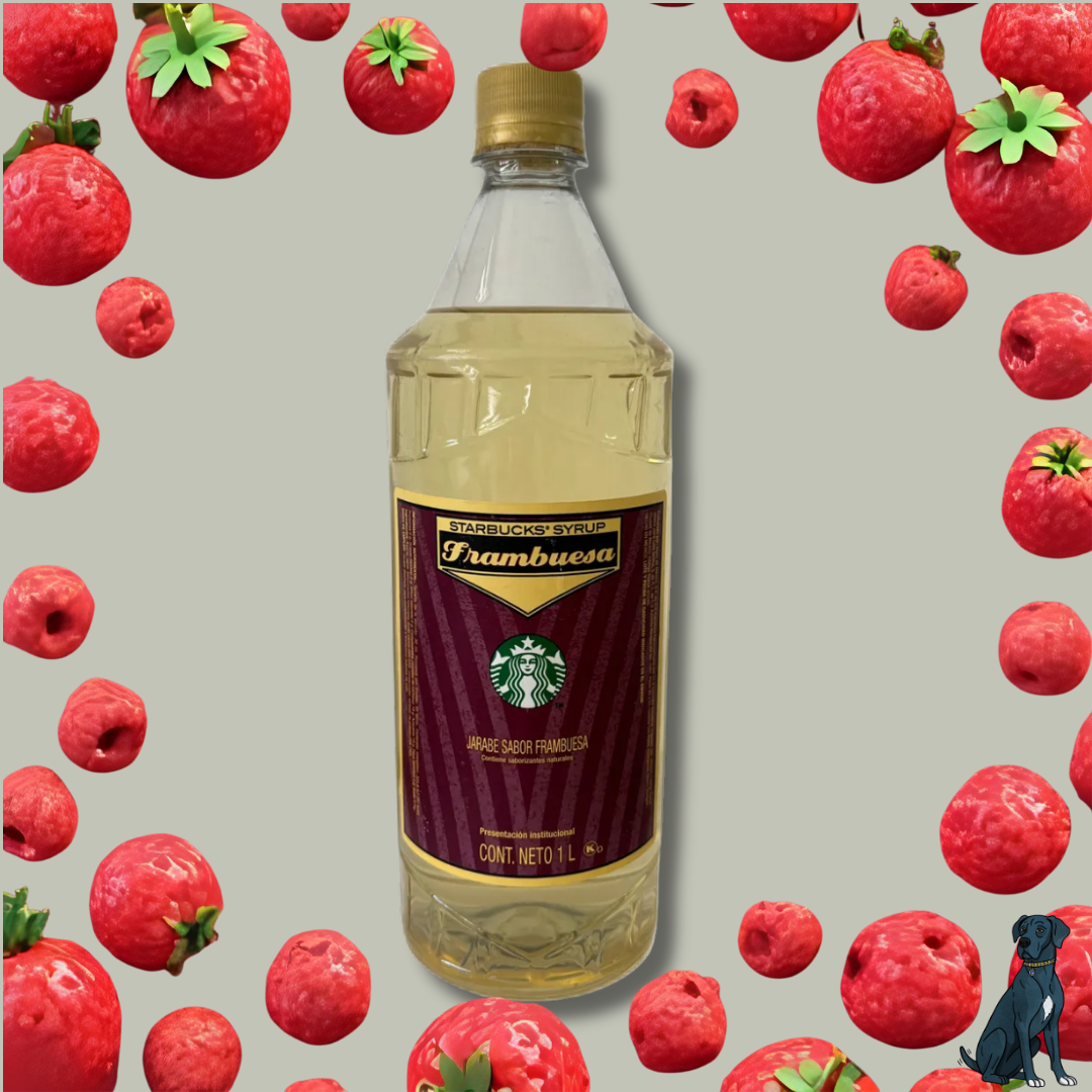 Starbucks Syrup sabor frambuesa 1L - Jarabe americano original