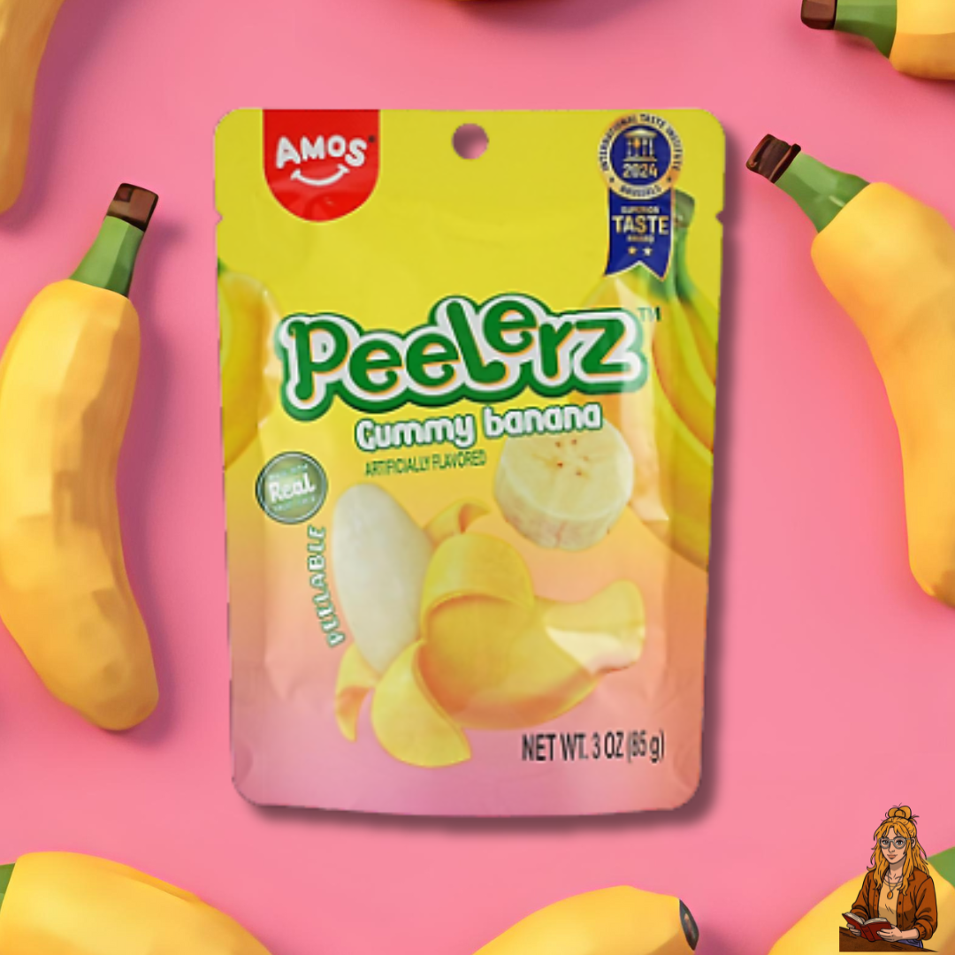Peelerz Gummies sabor plátano- Dulces americanos pelables 85g