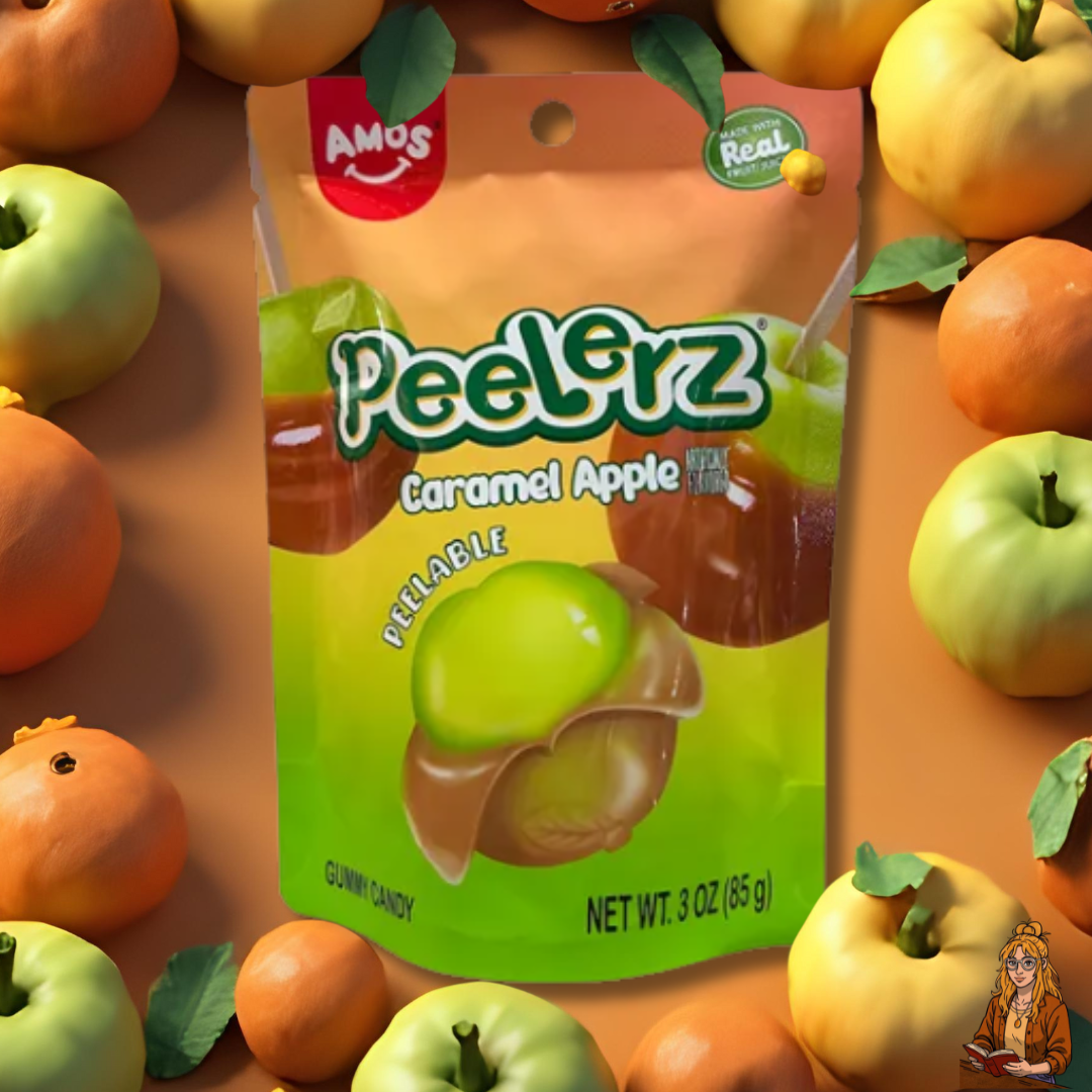 Peelerz Gummies sabor manzana caramelizada - Dulces americanos pelables 85g