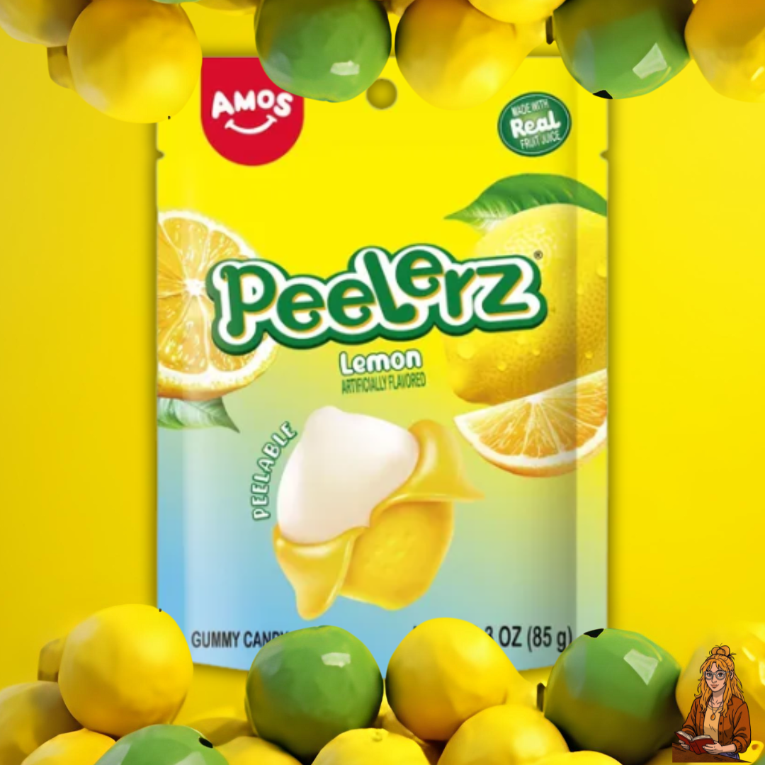 Peelerz Gummies sabor limón- Dulces americanos pelables 85g