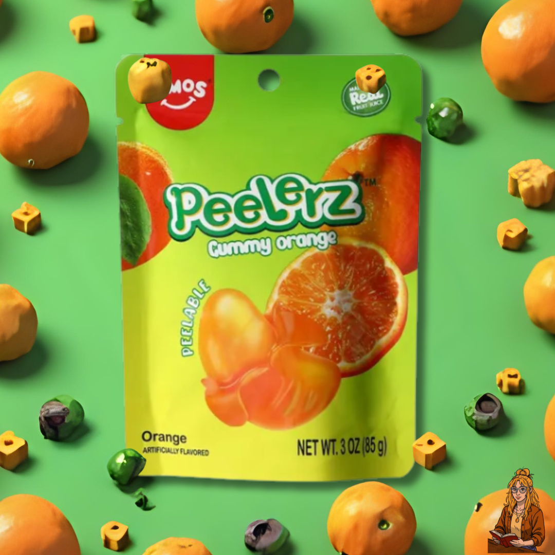 Peelerz Gummies sabor naranja - Dulces americanos pelables 85g