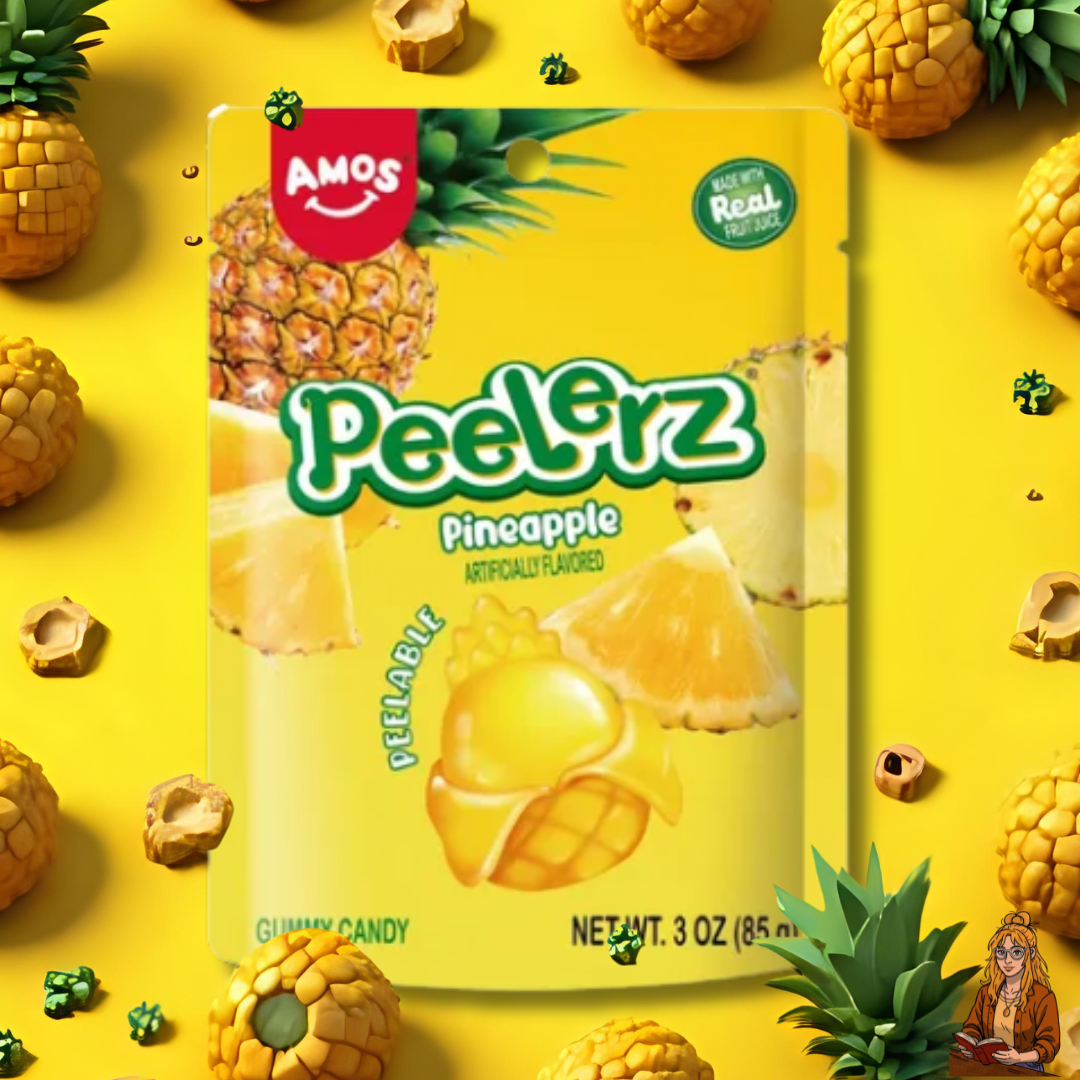 Peelerz Gummies sabor piña- Dulces americanos pelables 85g