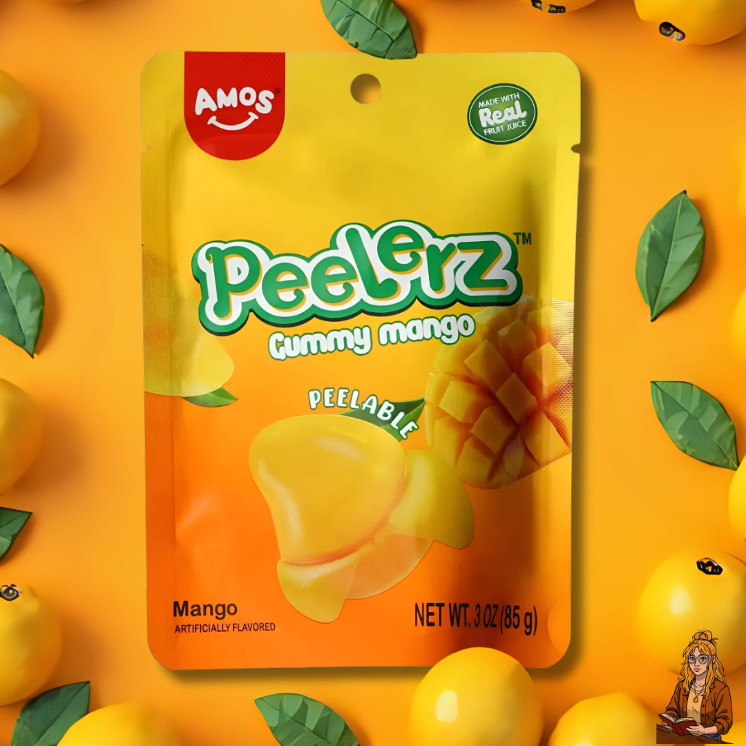 Peelerz Gummies sabor mango - Dulces americanos pelables 85g
