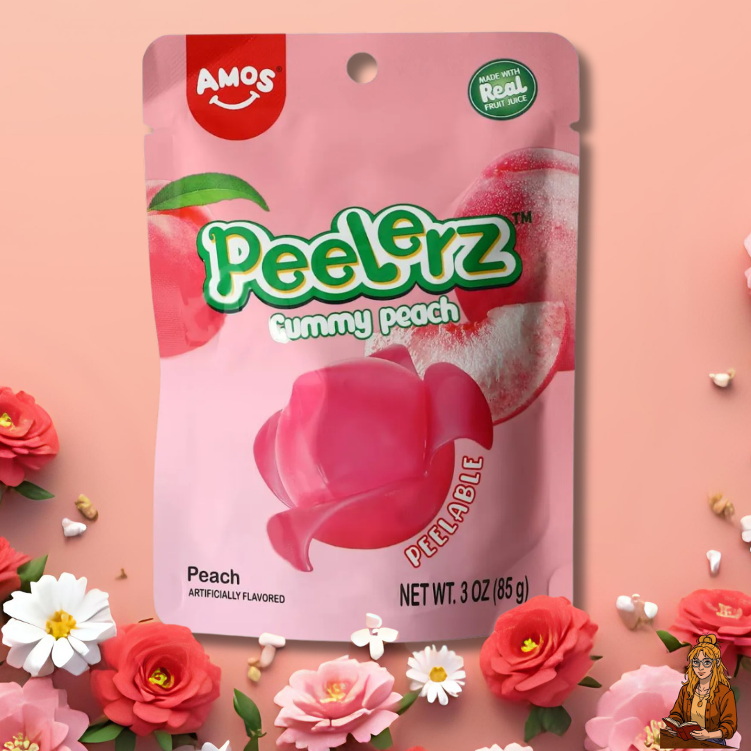 Peelerz Gummies sabor durazno- Dulces americanos pelables 85g