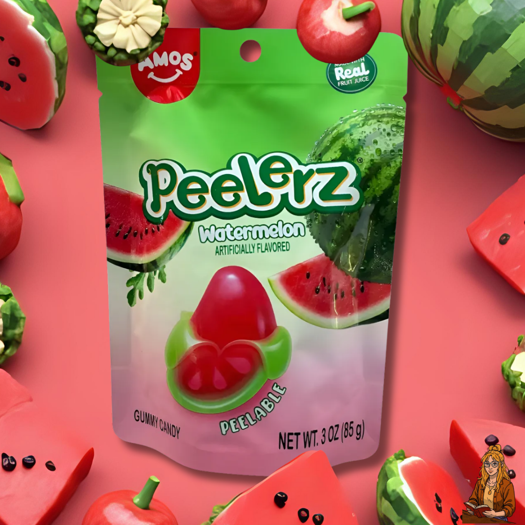 Peelerz Gummies sabor sandía - Dulces americanos pelables 85g