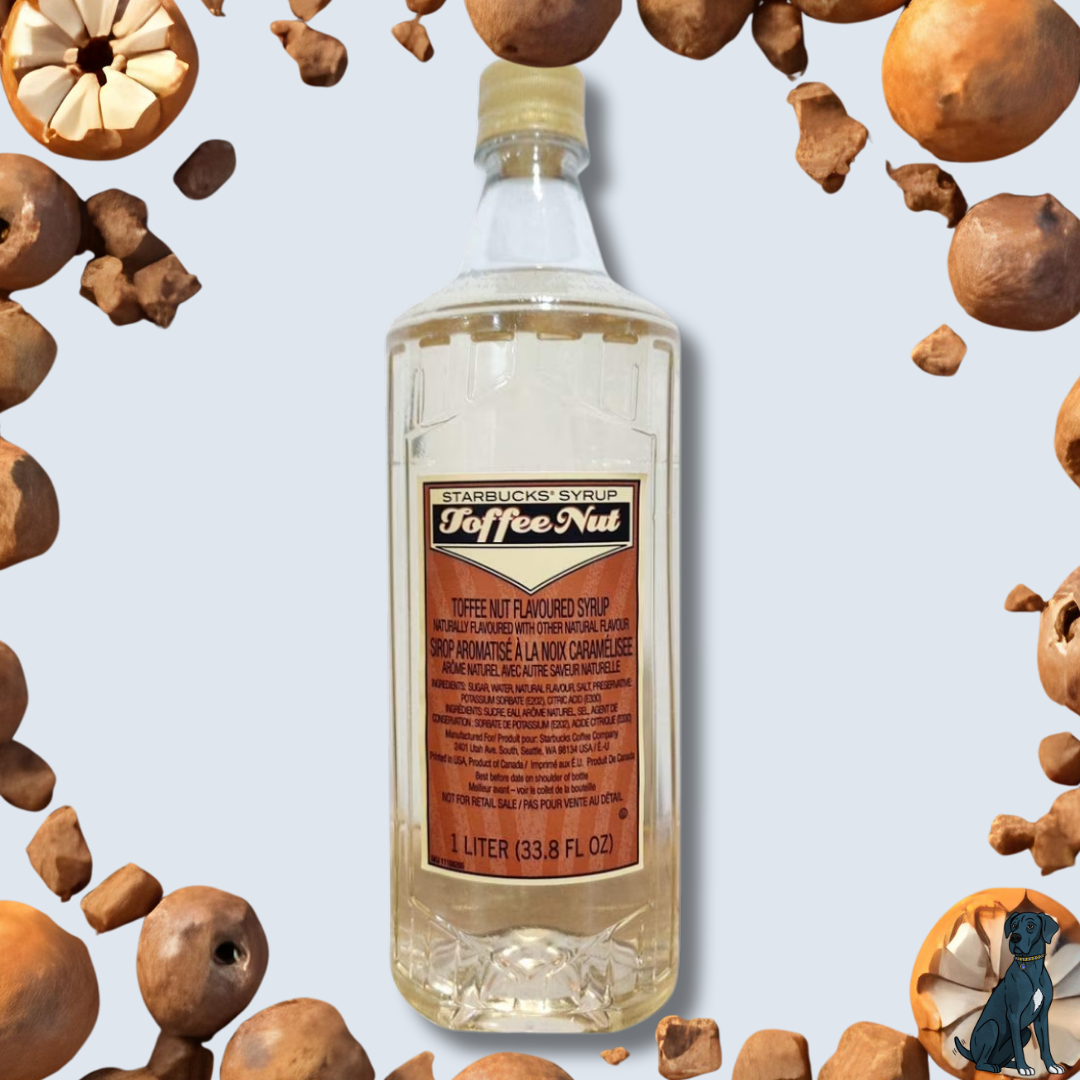 Starbucks Syrup sabor toffee nut 1L - Jarabe americano original